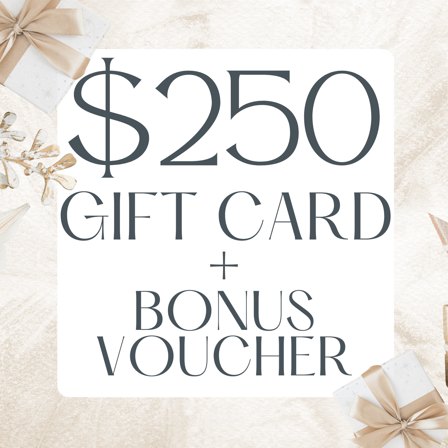 $250 Holiday Gift Card – Hollis Head Spa
