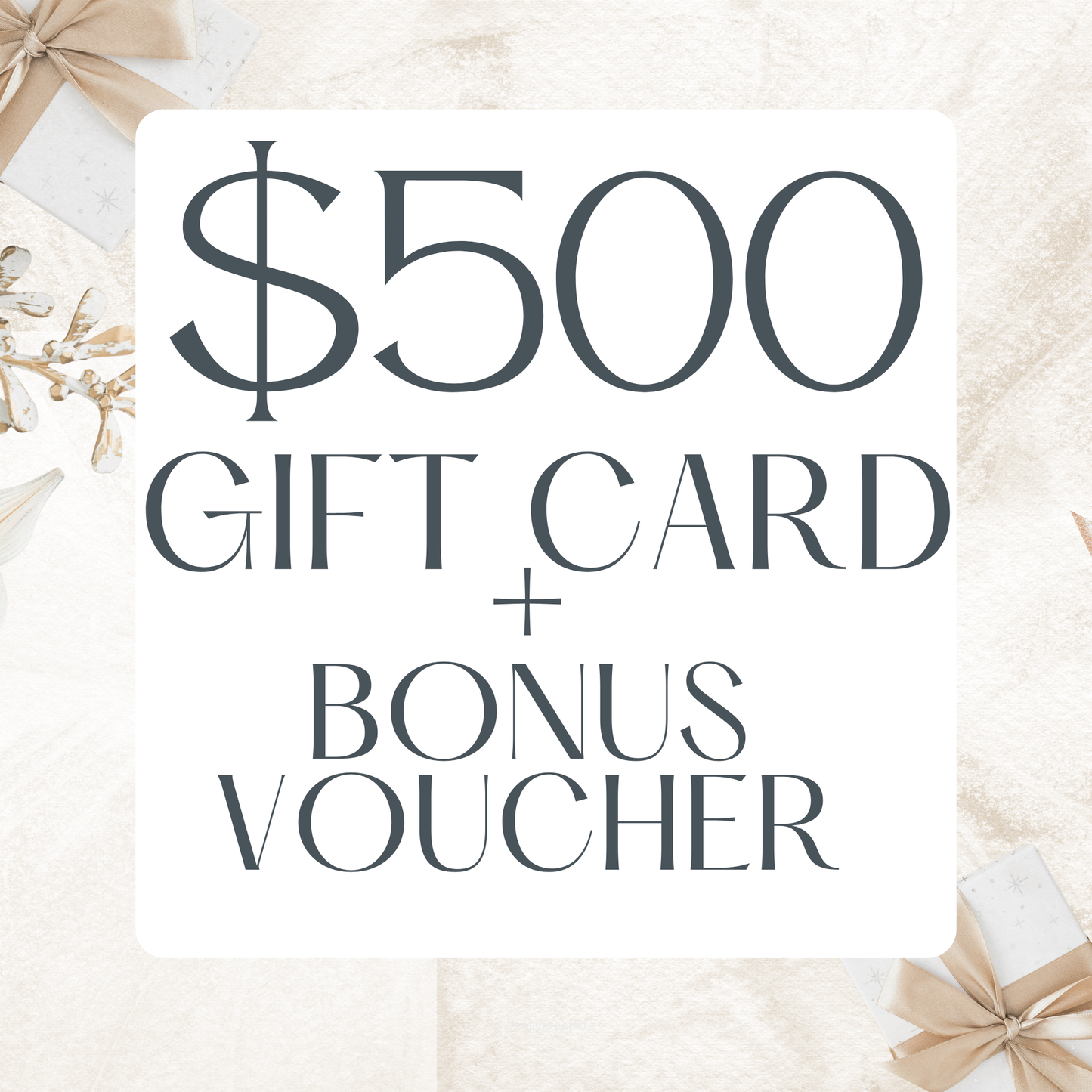 $500 Holiday Gift Card – Hollis Head Spa