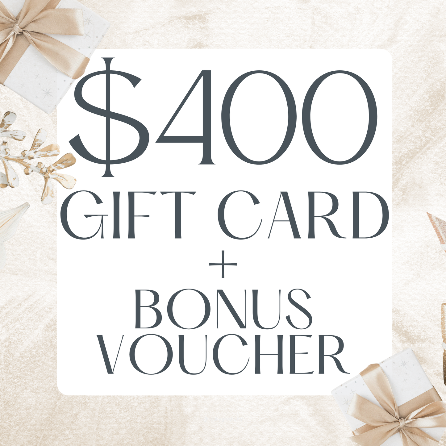 $400 Holiday Gift Card – Hollis Head Spa