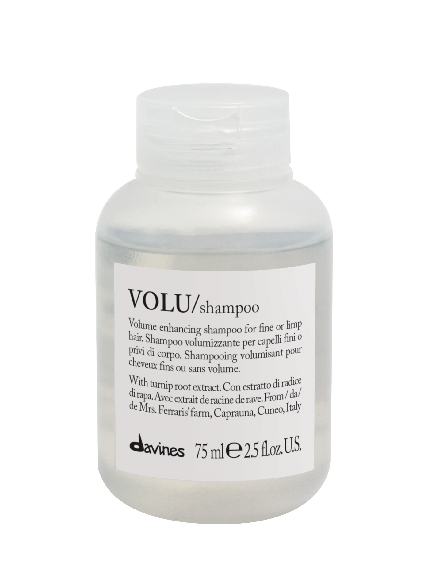 Davines Volu Shampoo- Travel Size 75ml